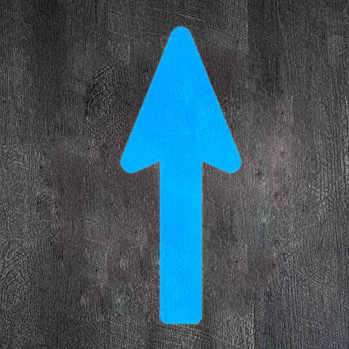 2 frecce, colore: blu/direzionale, adesivo per