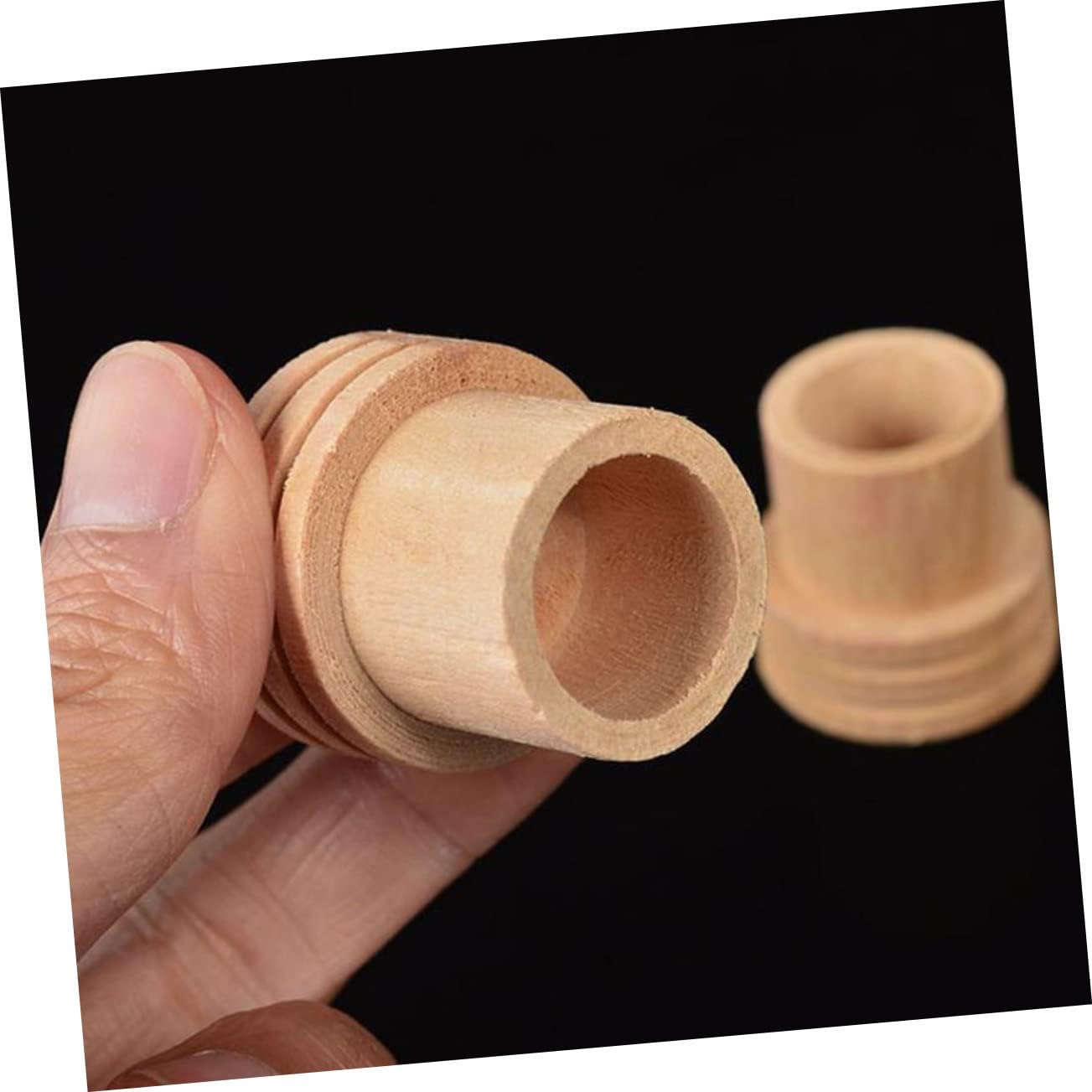 20pcs Moxa Extinguisher for Moxibustion Fire Safety Tool Wooden Design Easy to Use for Moxa Sticks Health Beauty Accessory