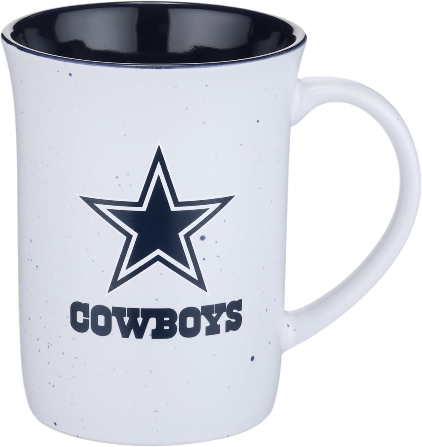 The Memory Company Officially Licensed 15oz Speckle Mug with Logo, Dallas Cowboys