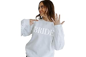 Bride Embossed Sweatshirt: Perfect Bachelorette Outfit
