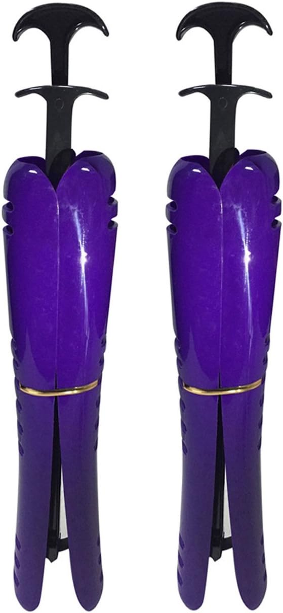 NewFerU Boot Tree Shaft Shaper Holder, Reusable Support Form Insert Keeper Adjustable for Tall Boots (L 16.5" Purple)