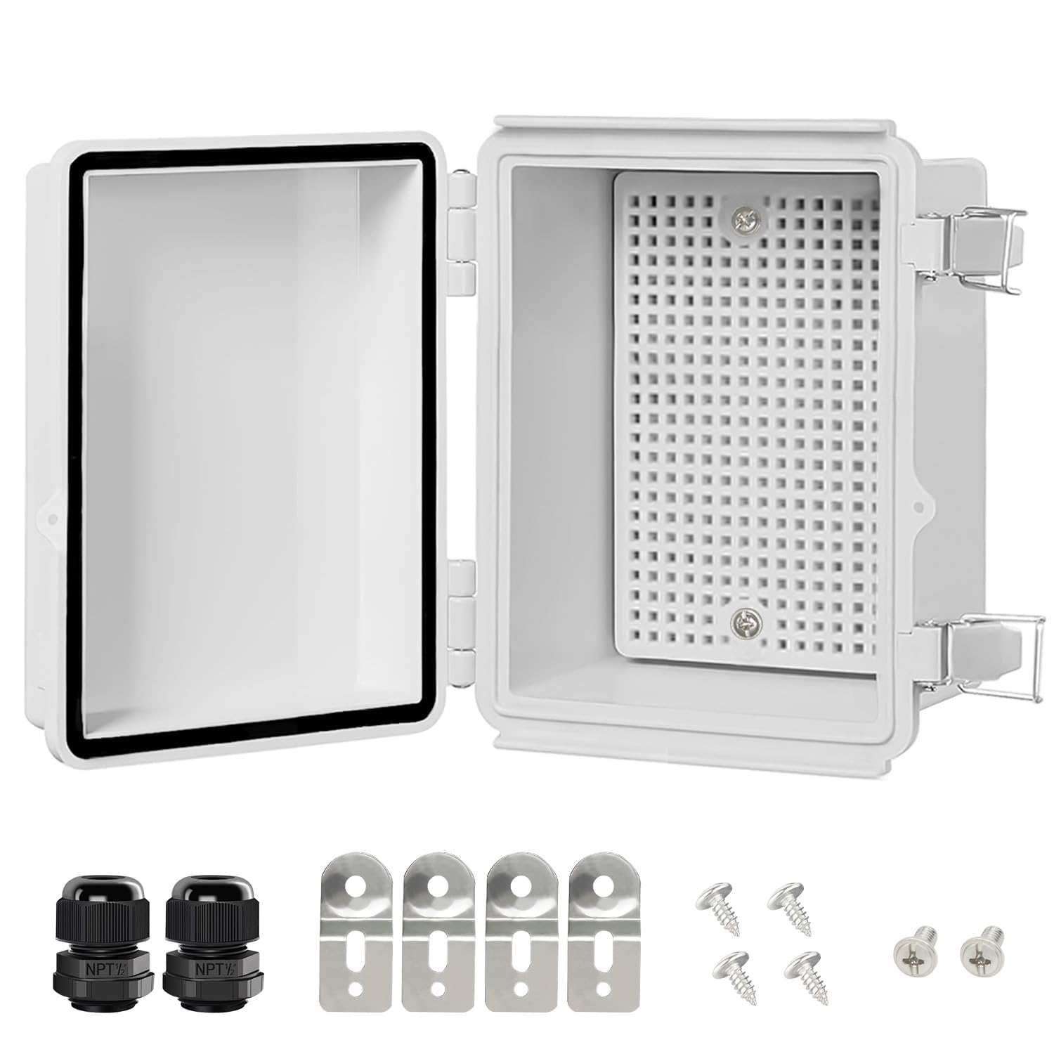 LeMotech Waterproof Electrical Box - IP67 Stainless Steel -12