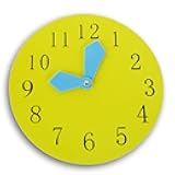 Foam Analog Clock - Teach Time with Movable Hands - 9 Inches Diameter