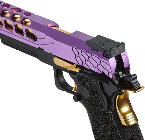 Vista 33 de Lancer Tactical Pistola Airsoft STRYK Hi-Capa 5.1/4.3 Full Metal Gas Blowback 330 FPS Negro