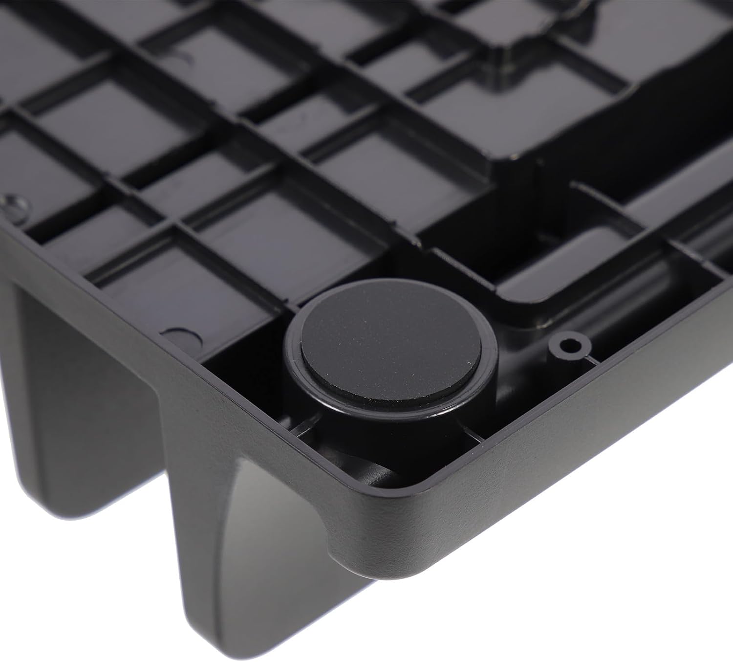 HANABASS Vertical Laptop Stand Double Slot Plastic Desktop Holder image 3