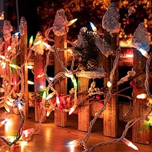 Easter Decorations Mini String Lights - 26.5 feet 100 Count Mini Light Set on White Wire Plug in End to End Connectable for Indoor Outdoor Party Yard Garden Patio Home Easter Decor, Multicolored Easter Decorations Mini String Lights 265 feet 100 Count Mini Light Set on White Wire Plug in End to End Connectable for Indoor Outdoor Party Yard Garden Patio Home Easter Decor Multicolored