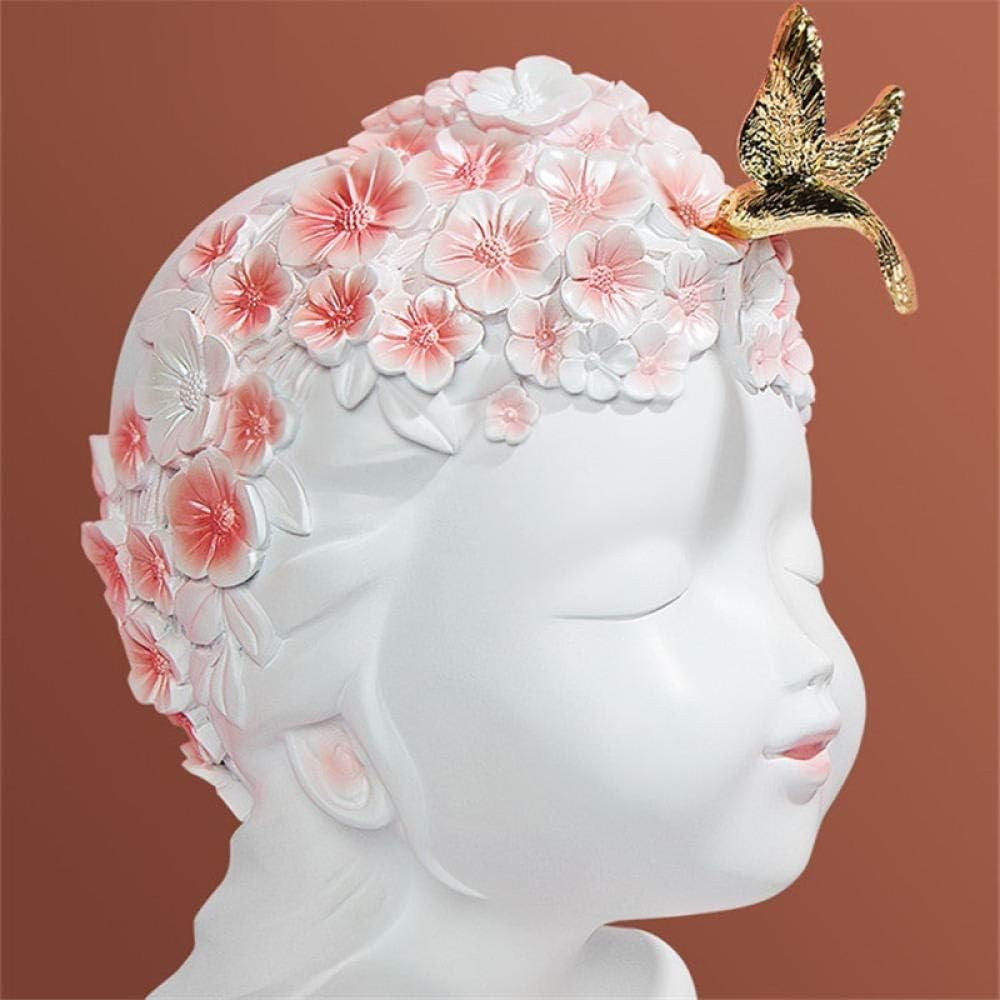 Sculpture Appreciation Bust Girl Art Decor Figurines Animal Statues Resin Craft Decoration