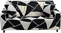 Vista 33 de HOOBUY Funda de sofá estampada, Funda elástica para sillón, funda de sofá biplaza con patrones para sillón con cojines de 2 plazas, Juego de sofá Bd