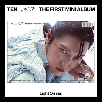 PHOTO BOOK Ver. TEN [TEN] The 1st Mini Album LIGHT ON Ver +Store Gift NCT Photo Card K-POP SEALED