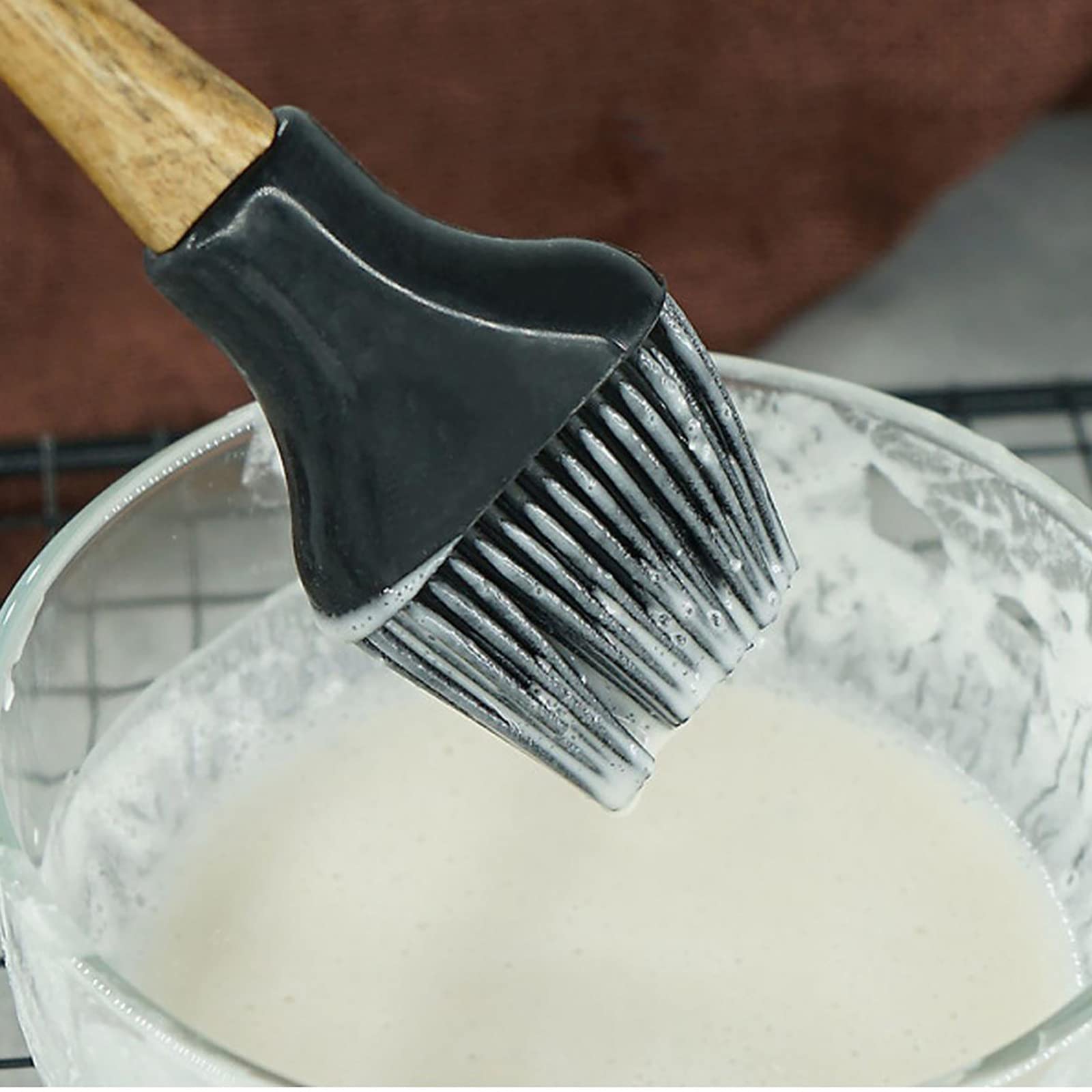 Pinceau Alimentaire Manche Bois Brosse à Pâtisserie En Poils De Nylon Pinceau Alimentaire Manche Bois Brosse à Pâtisserie En Poils De Nylon