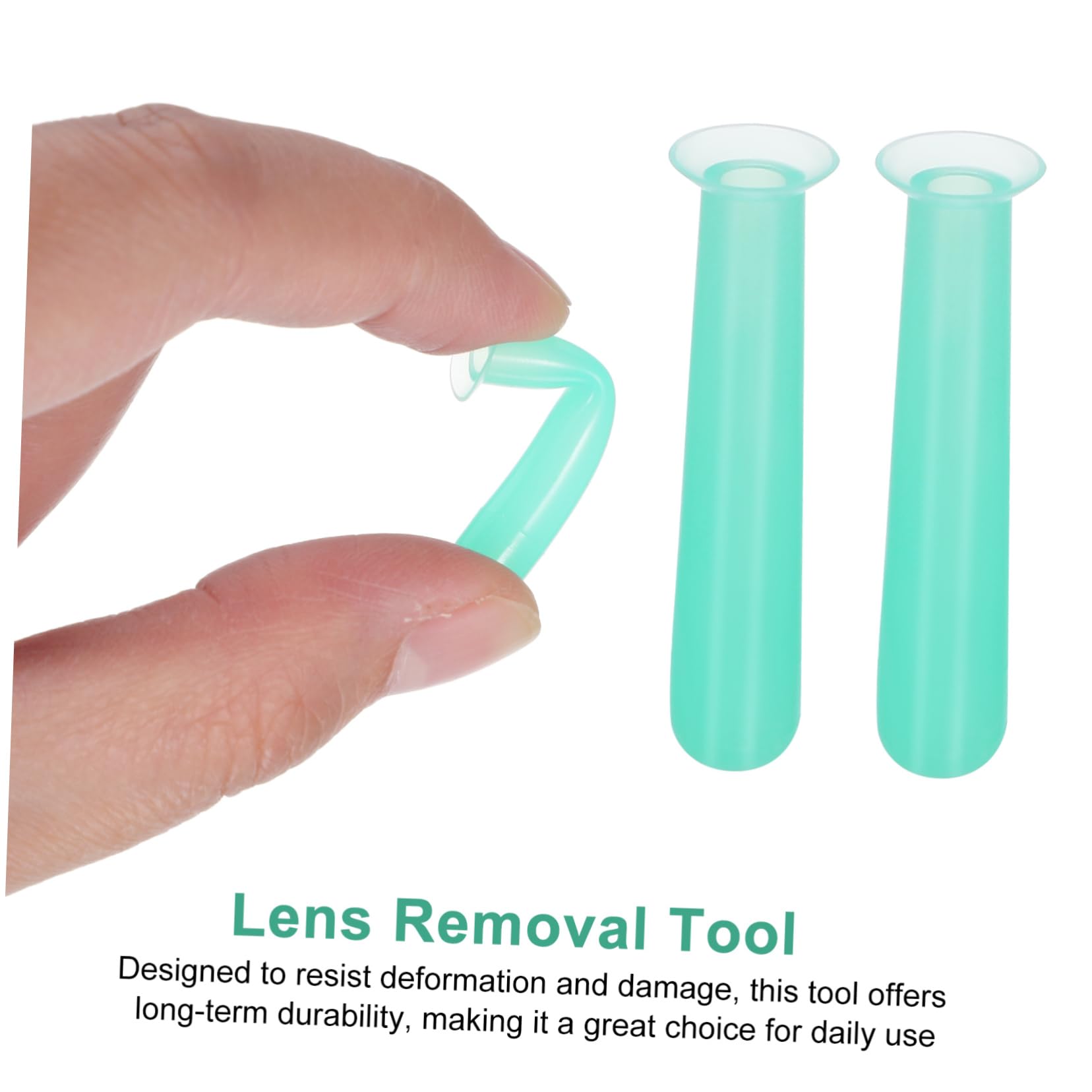 Beavorty 4 Ensembles D'aspiration Pour Lentilles De De Retrait Pour Lentilles Outil D'insertion De Lentilles De Outil De Retrait De Lentille Green 15 Pièces * 4