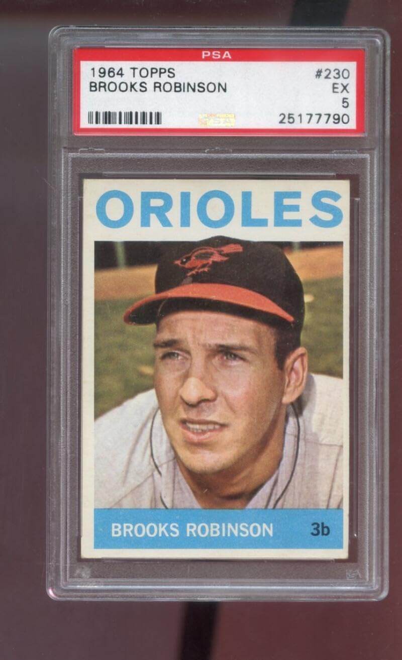 1964 Topps #230 Brooks Robinson PSA 5 Graded Baseball Card MLB Baltimore Orioles