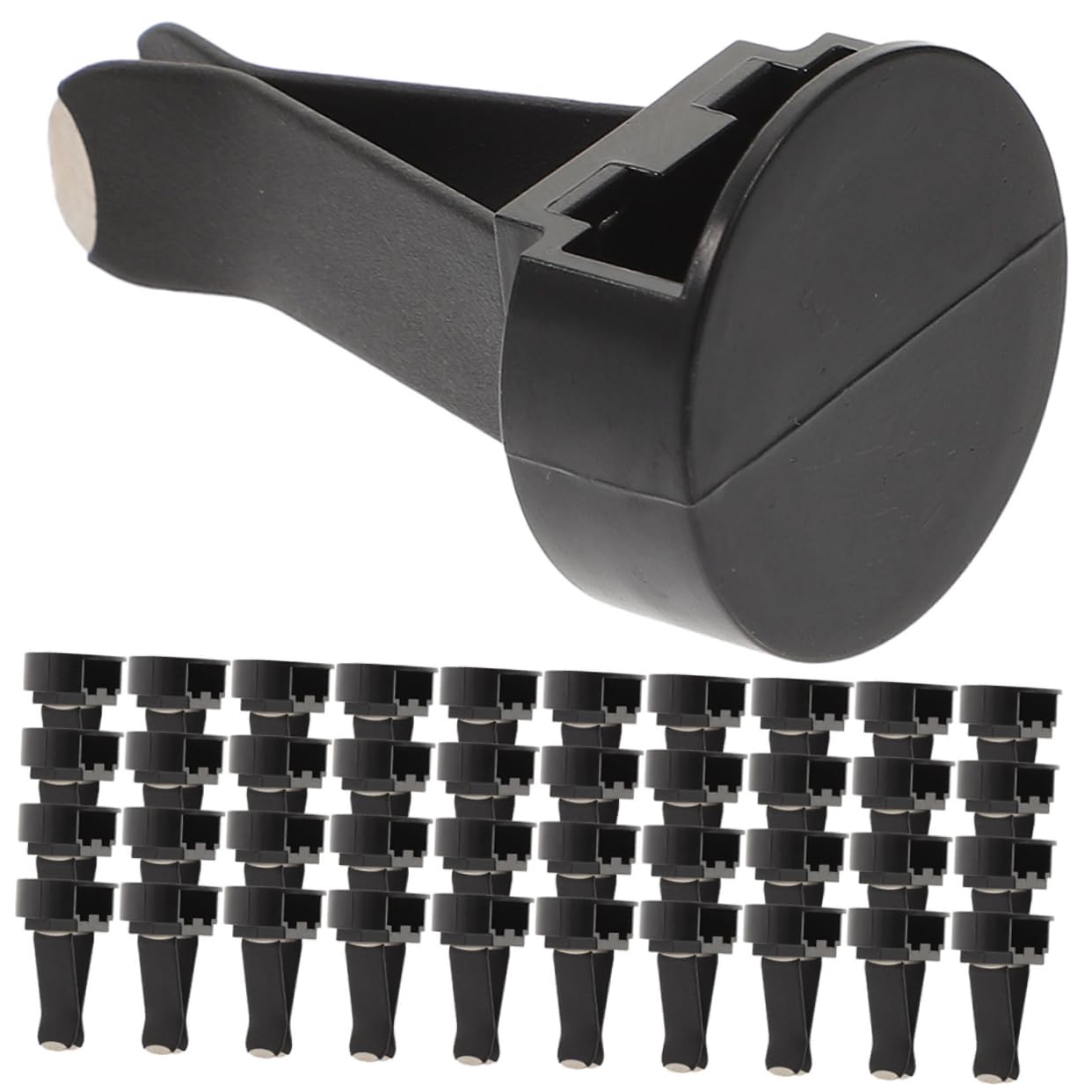 PartyKindom 240 Stk Lüftungsclips Lüftungsclip für Autoerfrischer-Clips Zubehör für im Auto Auto-Steckdosen-Clips automatische Lüftungsclips Metall