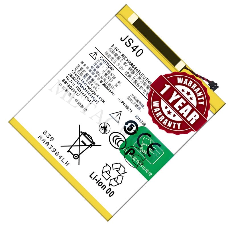 Image of Original JS40 Battery Compatible for Motorola Moto Z3 | Z3 Play (XT1929) - (3000mAh) - 1 Year Warranty JK1