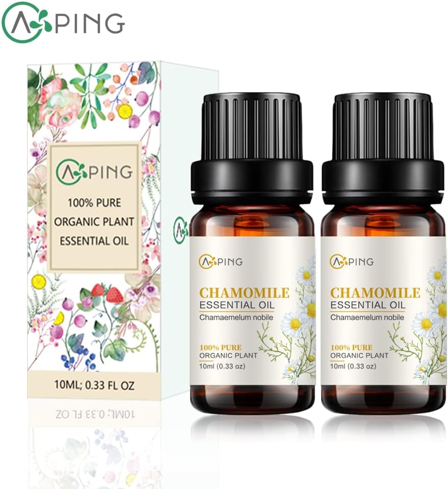 2-Pack Chamomile Essential Oil - 100% Pure Organic Natural Plant (Chamaemelum nobile) Chamomile Oil for Diffuser, Aroma, Spa, Massage, Yoga, Perfume, 2x10ML - Image 6