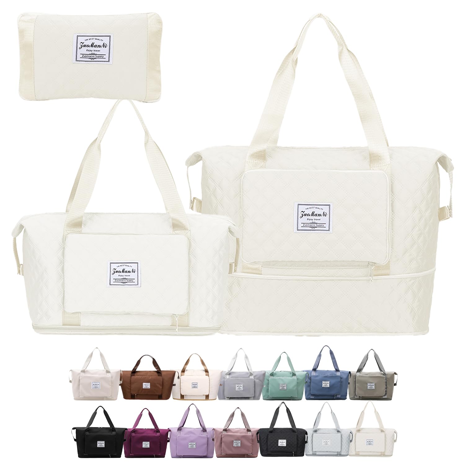 【新品級】MCM ボストンバッグ トラベル キャリーオン 旅行 カバン2WAY Siffler 折りたたみ ボストンバッグ Mサイズ キャリーオン