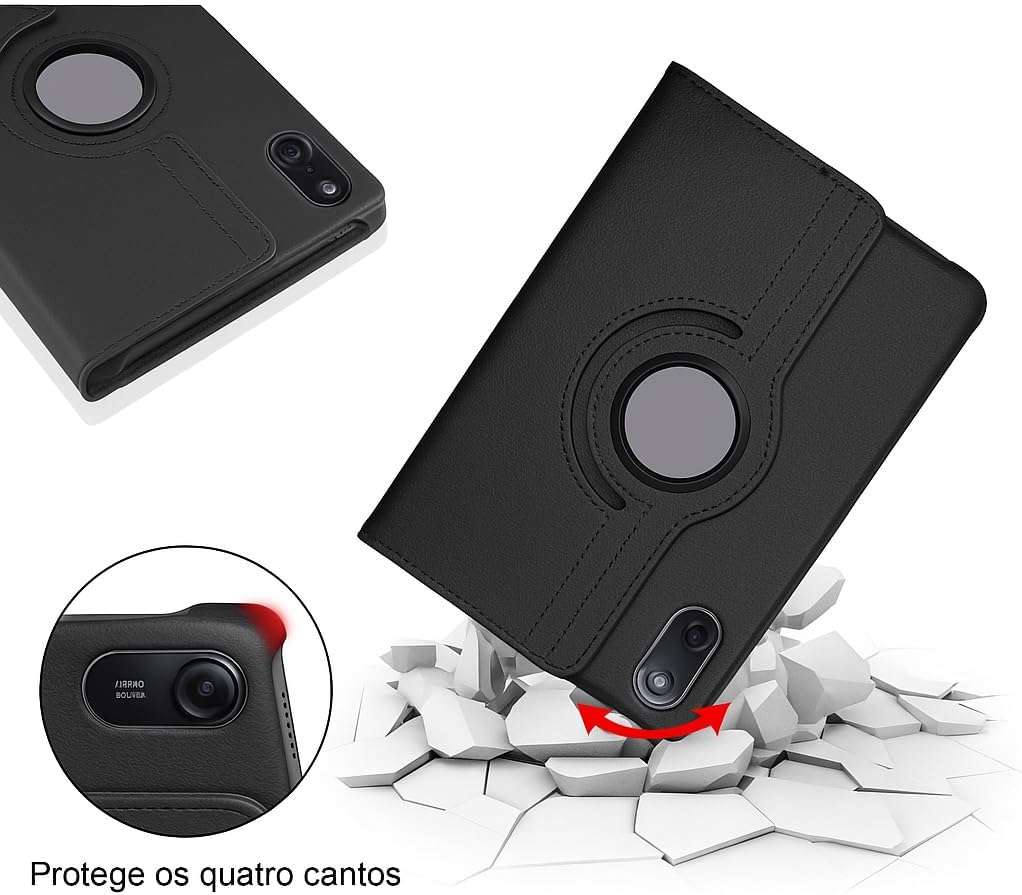 Capa Case Giratoria para Novo Redmi Pad 2 de 11 Polegadas 2025
