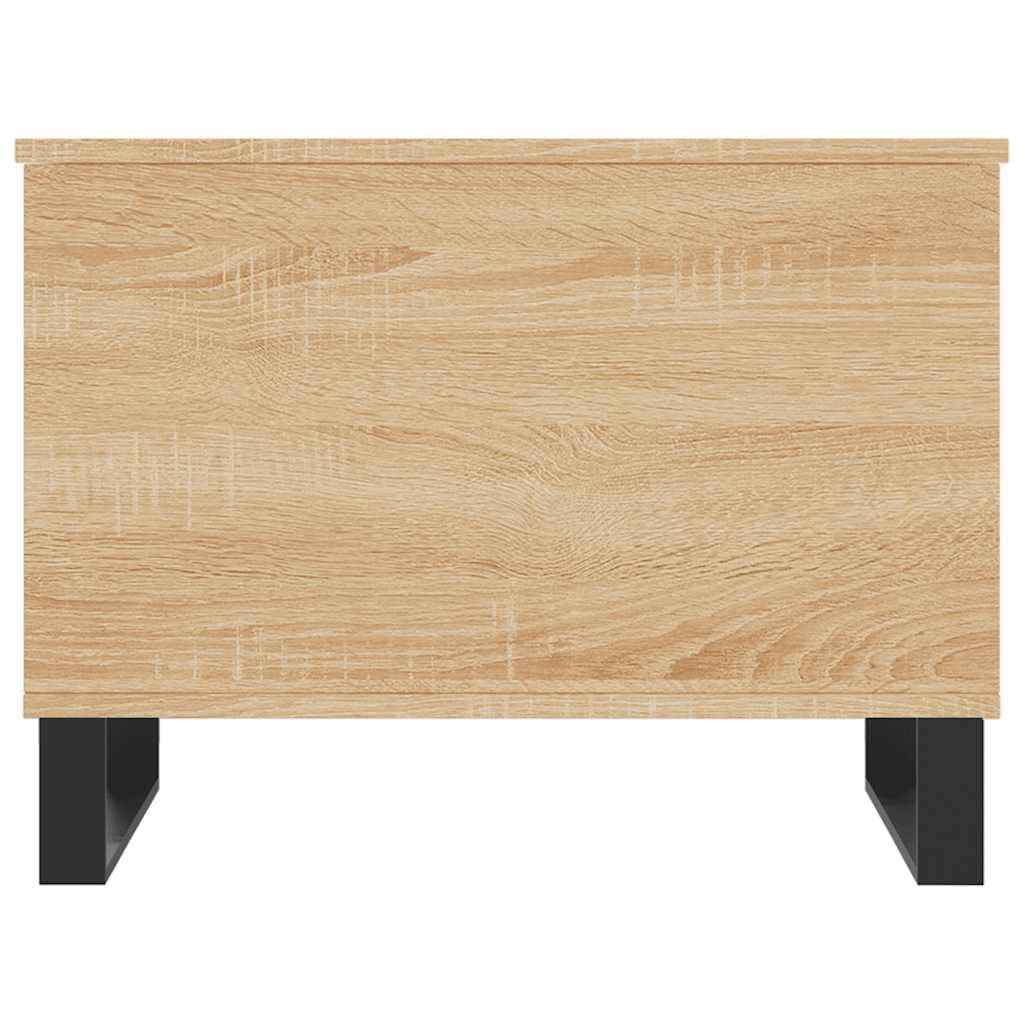 Générique Stolik kawowy Ingenierie Wood 60x44,5x45 cm | Podnoszona góra, dyskretne przechowywanie, metalowe nóżki, wszechstronny salon