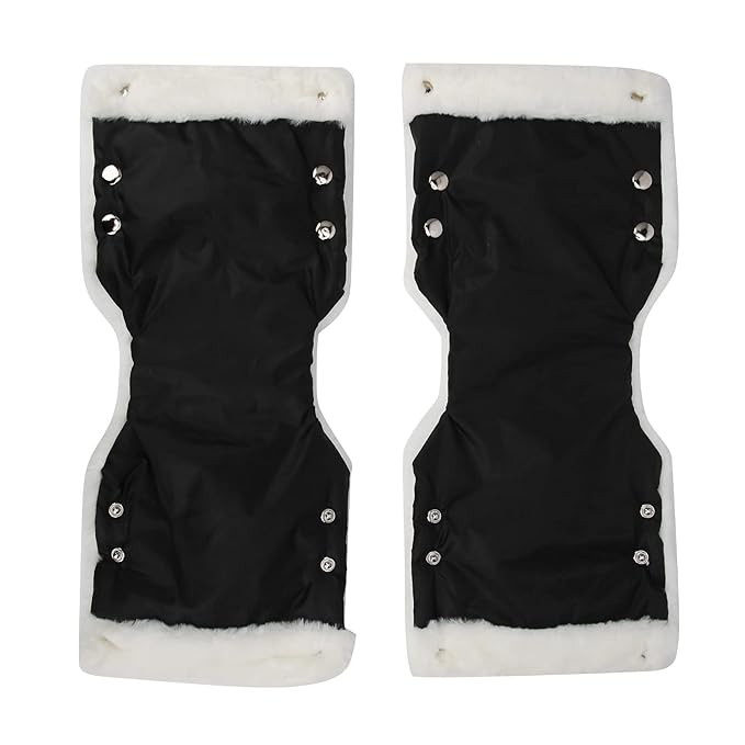 Gloves, Winter Stroller Gloves, Practical 2pcs Waterproof for Carts Strollers(Black)