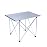 iClimb Ultralight Compact Camping Folding Table with Carry Bag (Reinforced Silver - XL)