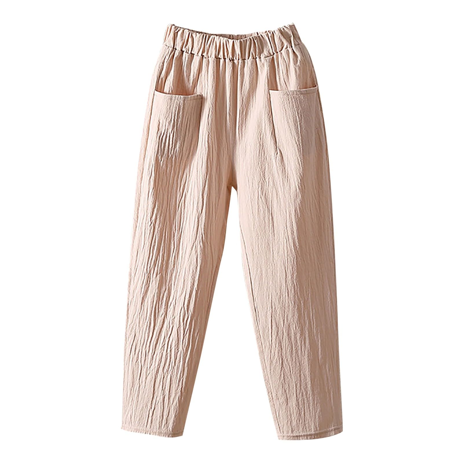 Sommerhose Damen – Leinen-Mix, Luftig & Bequem, 7/8-Länge