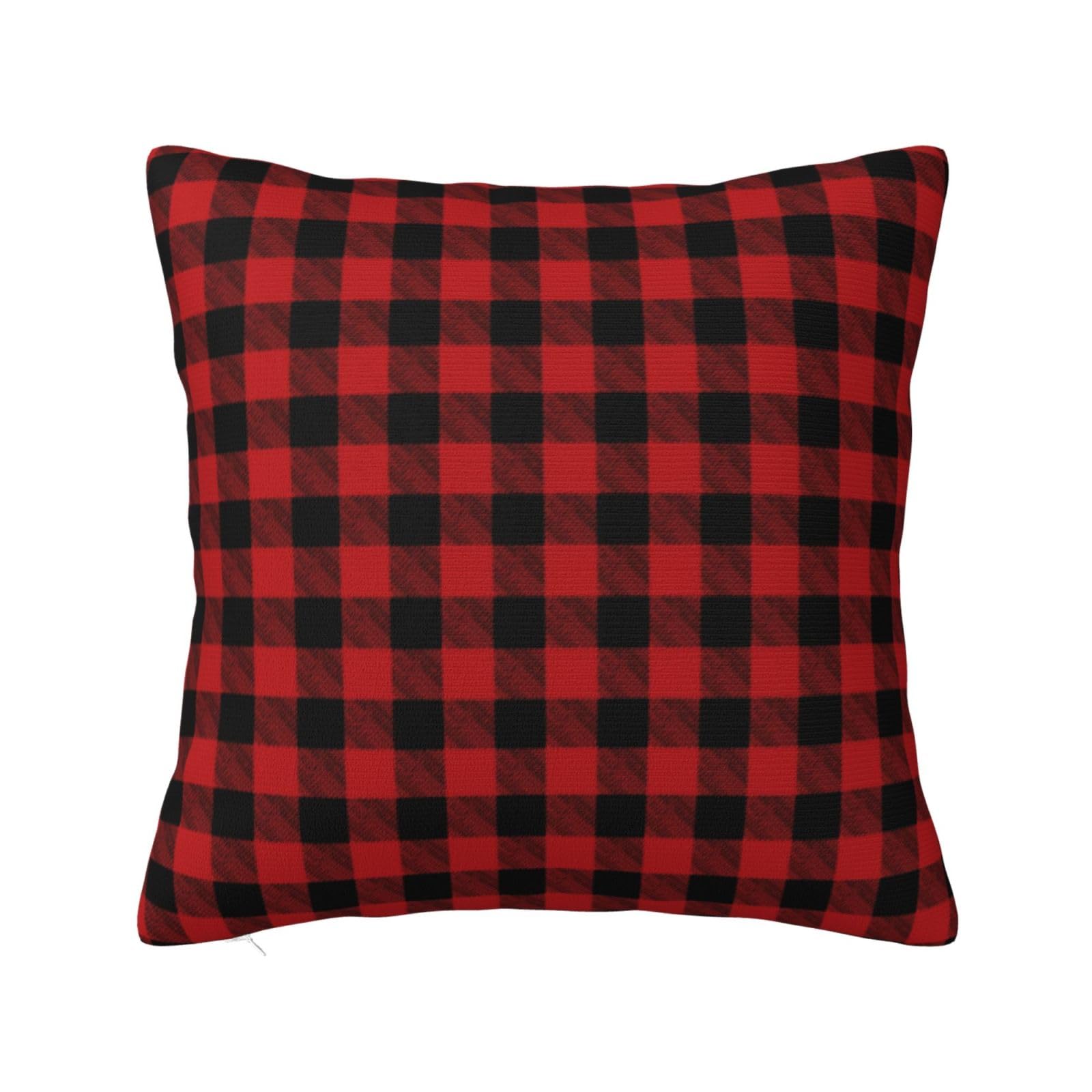 Red Buffalo Plaid Pillowcase 16"x16"