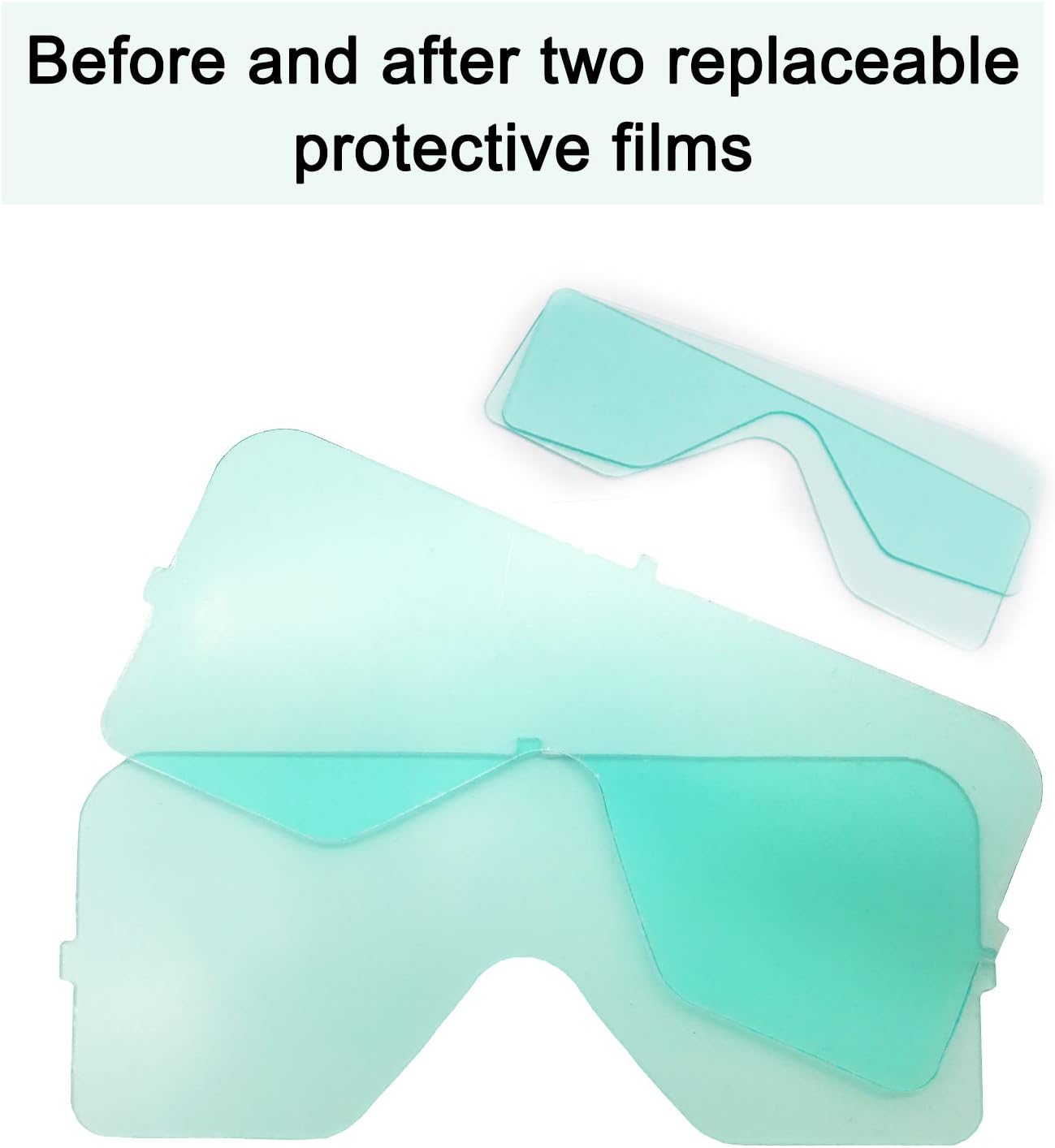 Replacement Protective Films for Welding Helmets