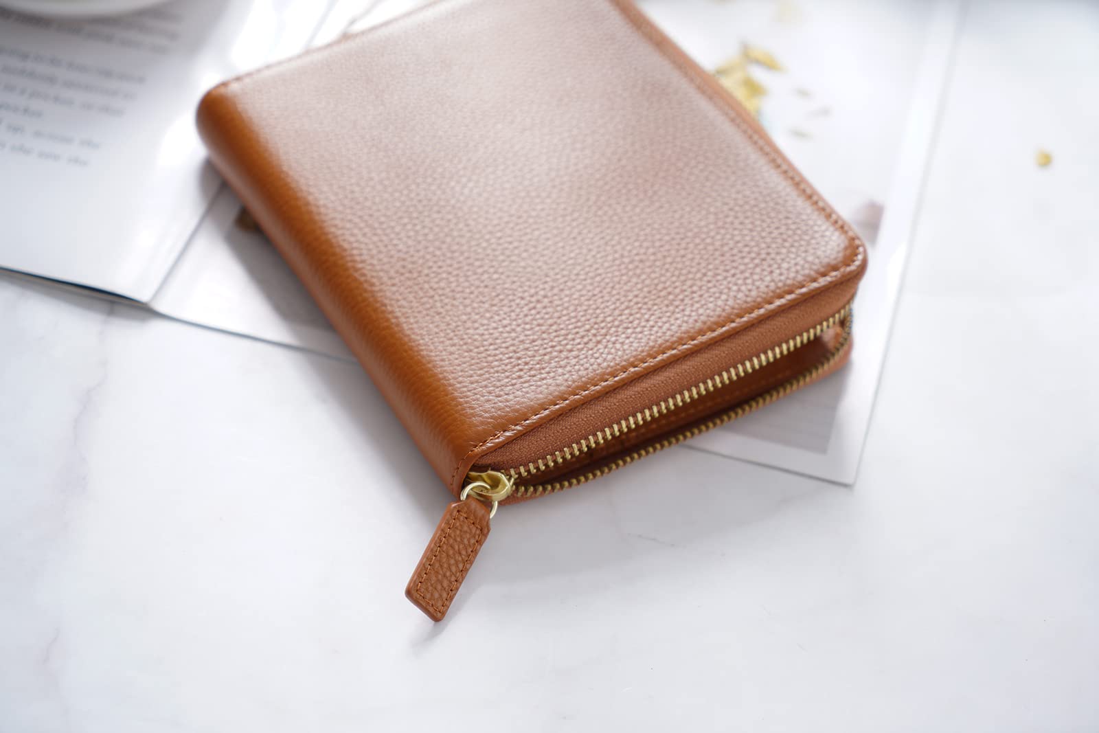 Amazon.com : Moterm Zippered Leather Cover for A6-Notebooks - Fits