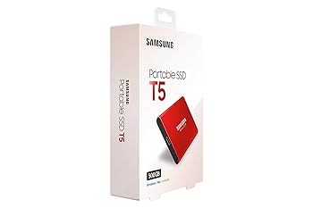Samsung T5 500 GB USB 3.1 Gen 2 (10 Gbps, Type-C) External