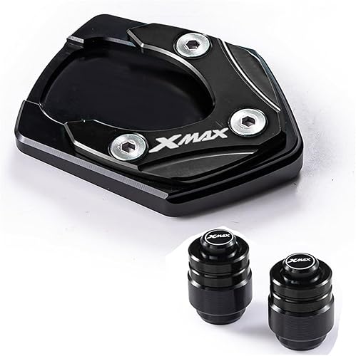 Para Yamaha para Xmax 125 250 300 para XMAX250 para XMAX300 2017-2022 Soporte lateral de motocicleta Placa extendida ampliada Accesorios de placa