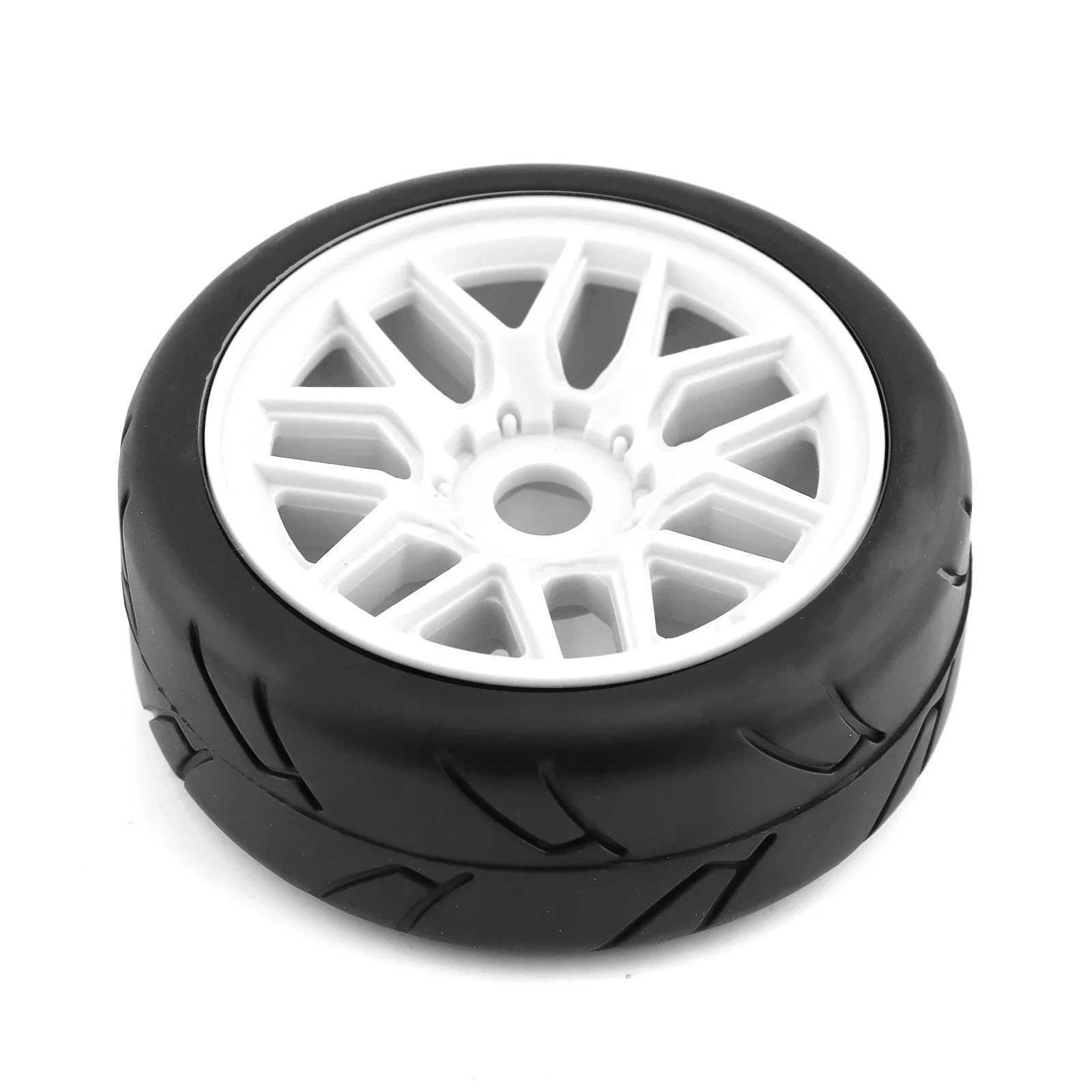 Für Losi Für Kyosho VRX Für HPI WR8 Für HSP Für Hobao 103mm 4 Stücke Rc Off-Road Für Buggy Für Rally Auto Reifen Rad 17mm Hex RC Autoteile(White)