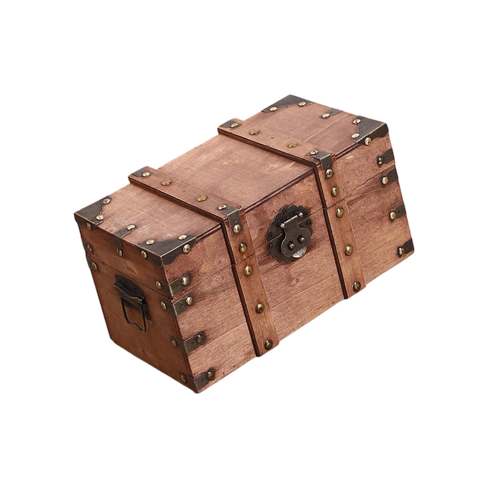 Zxfdsfdbnm Rustics Wood Storage Box Featuring Clasp for Secure Storage of Valuables and As Home Decoration Items Jewelry Box