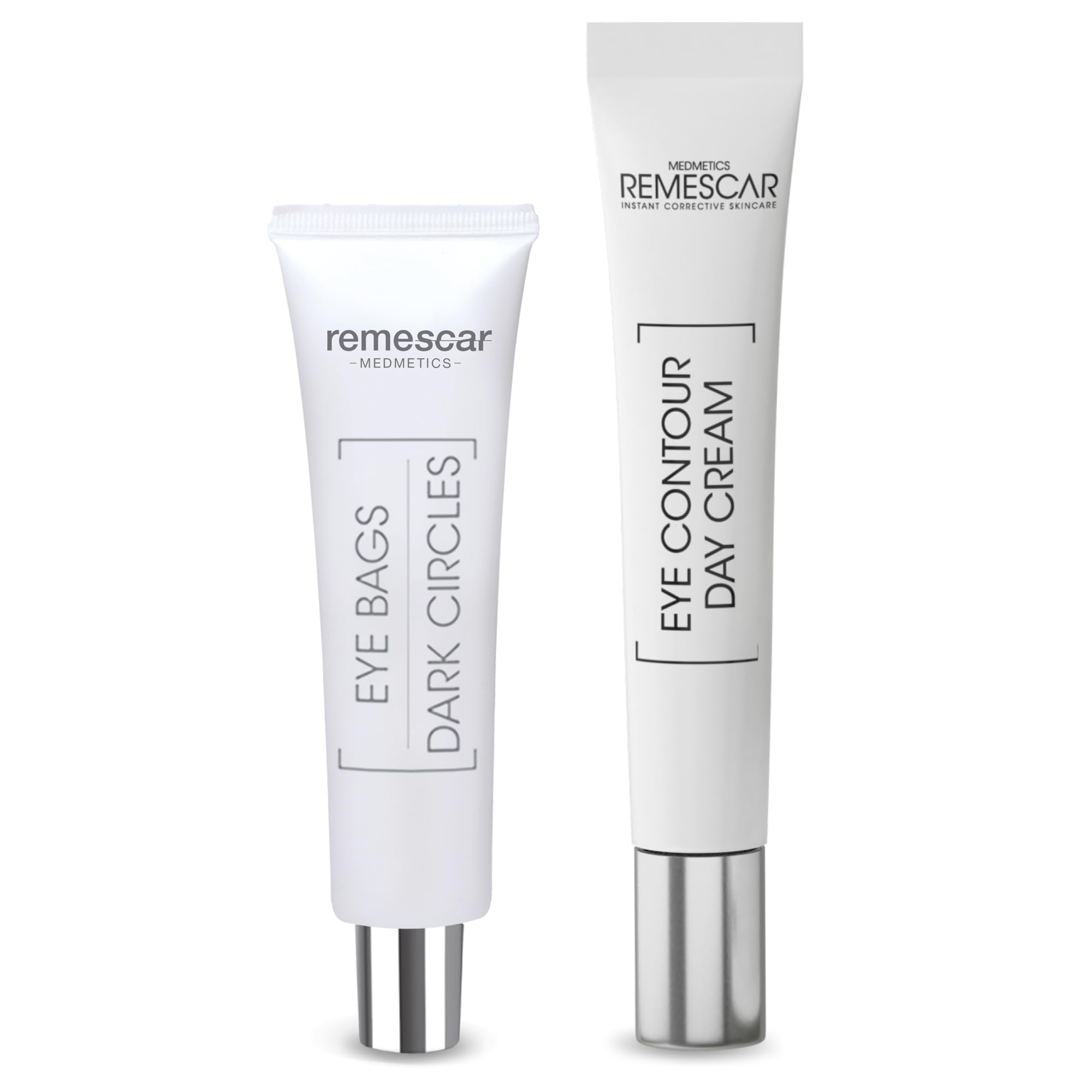 Remescar Duo Anti-Borse Occhiaie – Riduce Borse e Occhiaie + Crema Contorno Occhi Idratante Realeffetto Levigante Anti-Invecchiamento Pelle Fresca Sguardo Riposato