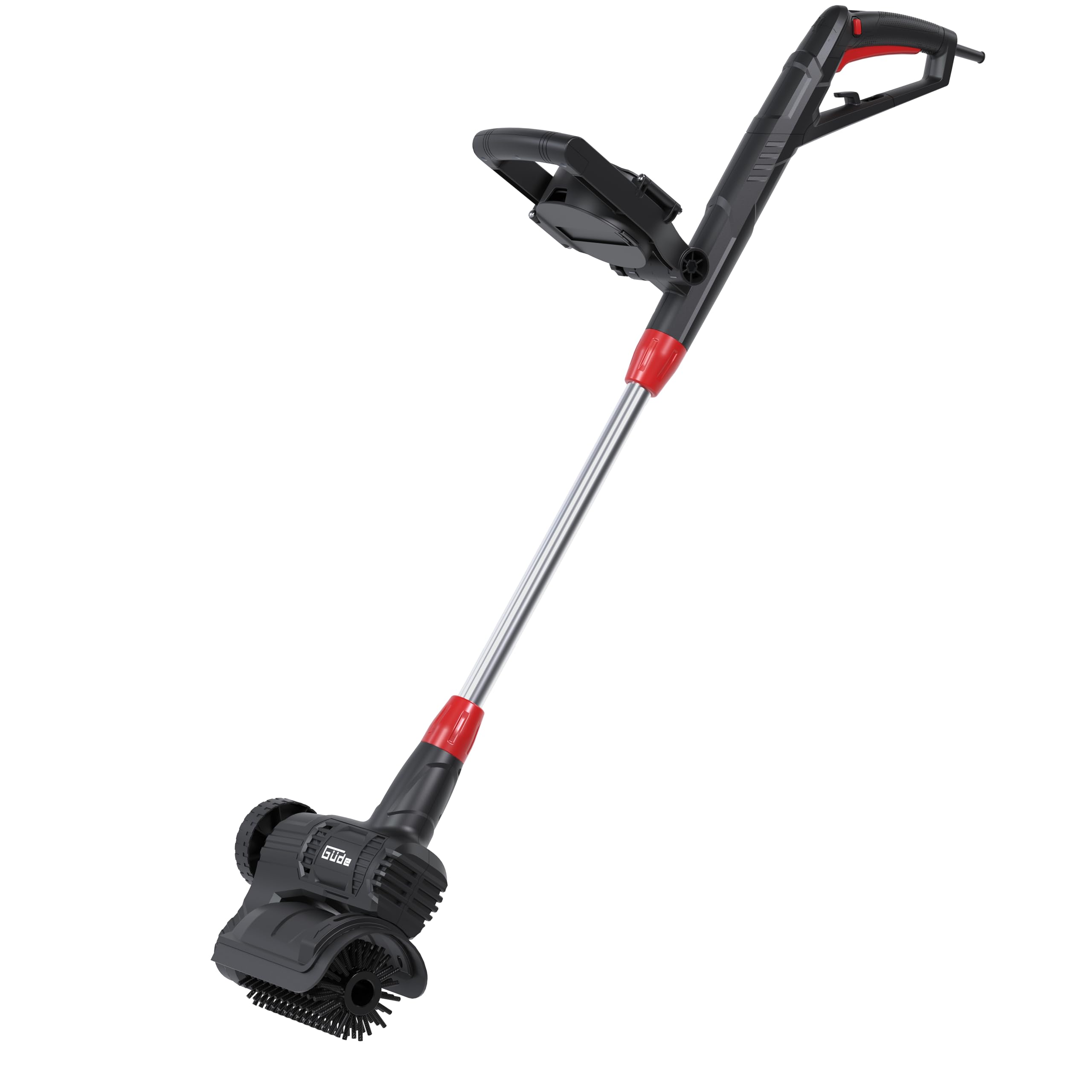 Güde GUB 160-500 - Cepillo eléctrico universal (230 V, 500 W, 600 a 1200 revoluciones por minuto, mango telescópico de 110 a 130 centímetros, con cepillos para juntas, terrazas y suciedad pesada)