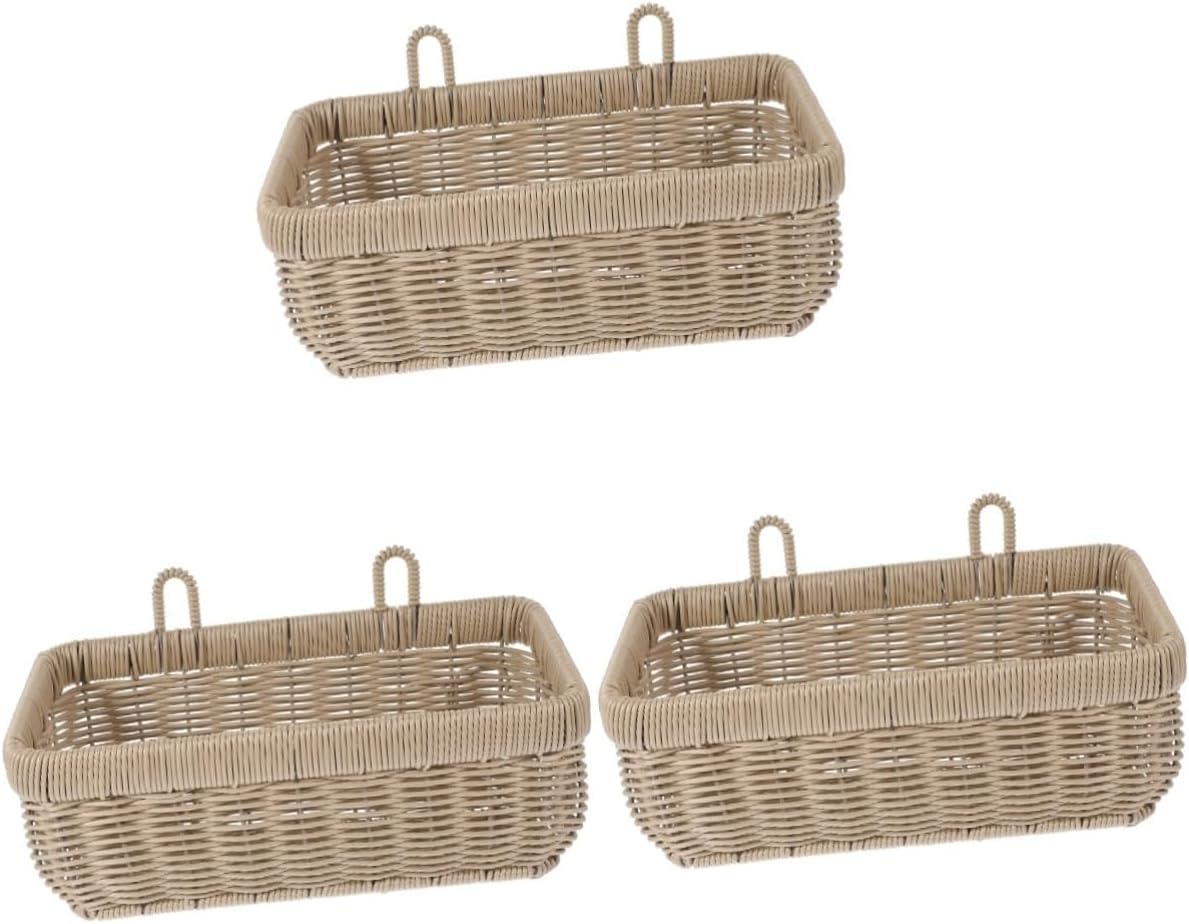 3pcs Hanging Basket Kitchen Organizers Fruit Basket over The Door Storage
