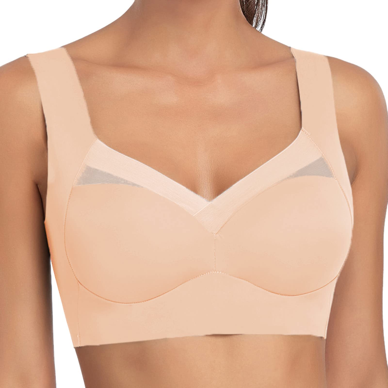 Mastectomy Bras with Pockets Post Surgery Breast Prosthesis Bra Wireless Everyday Bras