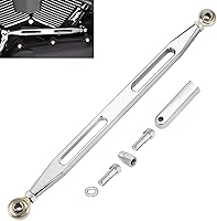 Vista 1 de Amazicha Cambio de cambios cromado compatible con Harley Softail Dyna Street Glide Touring Road King 1980-2023