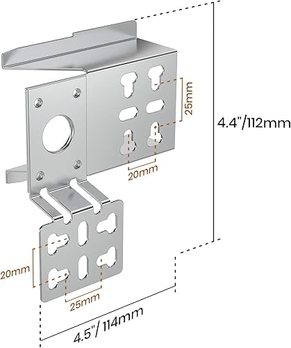 Miniatura 5 de Kit de rotisería de reemplazo con parrilla universal Onlyfire - Varilla hexagonal / motor eléctrico de acero inoxidable, 45"