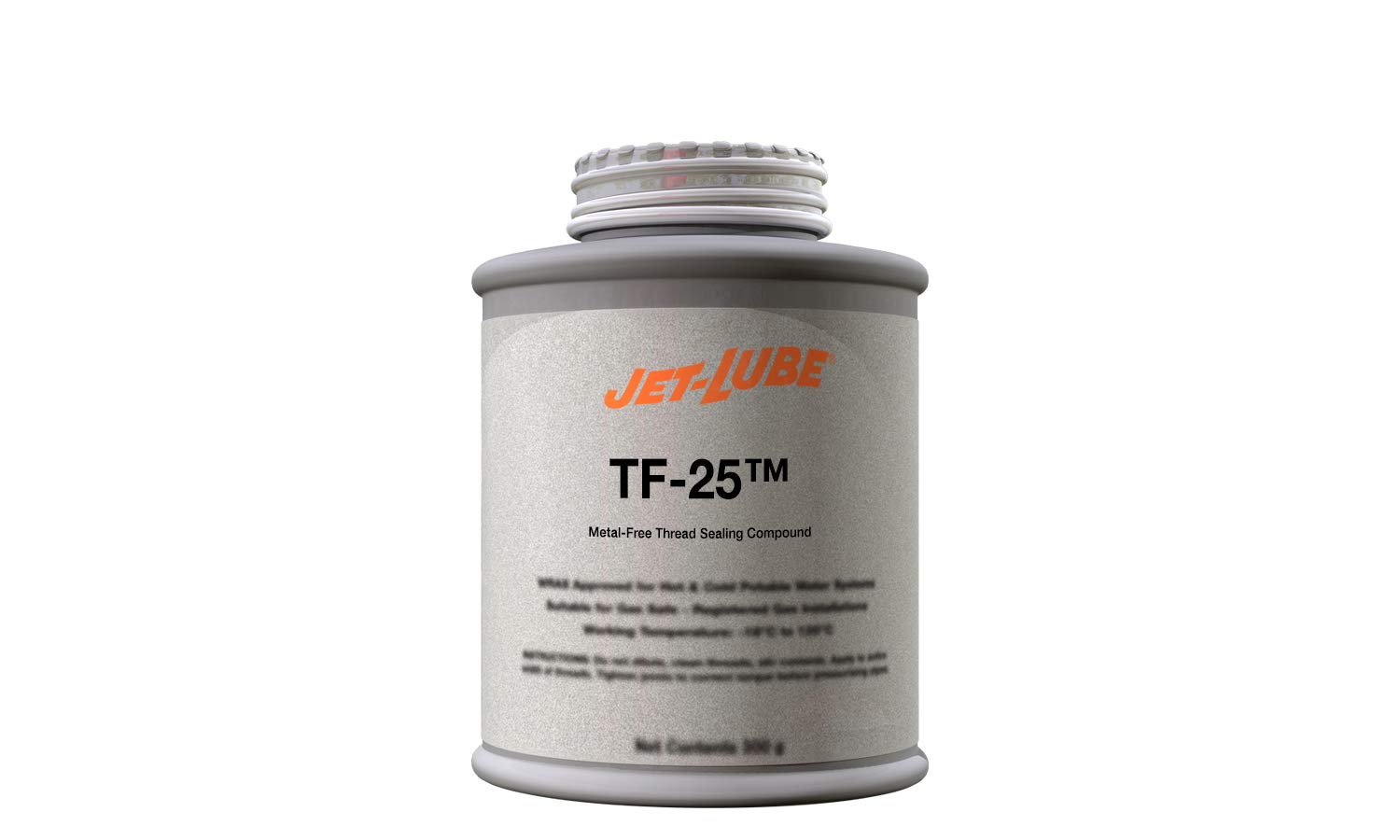 Jet-LubeTF-25 - Heavy Duty | Anti-Seize | Thread Sealant | High Temperature | Brushable | Lead-Free | Water-Resistant | Pack of 12