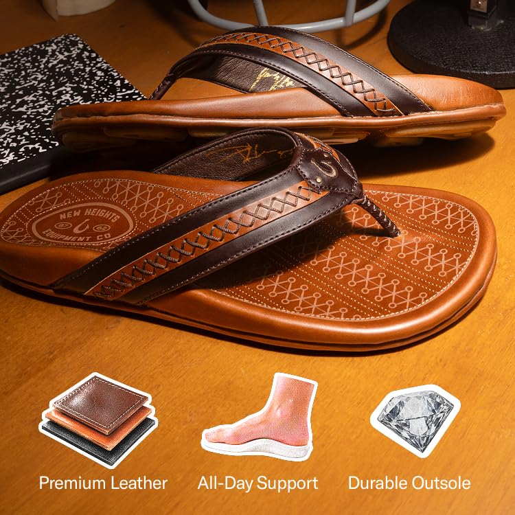 Image of OluKai Mea Ola Nu'u Men's Sandals, New Heights Jason & Travis Kelce Collab
