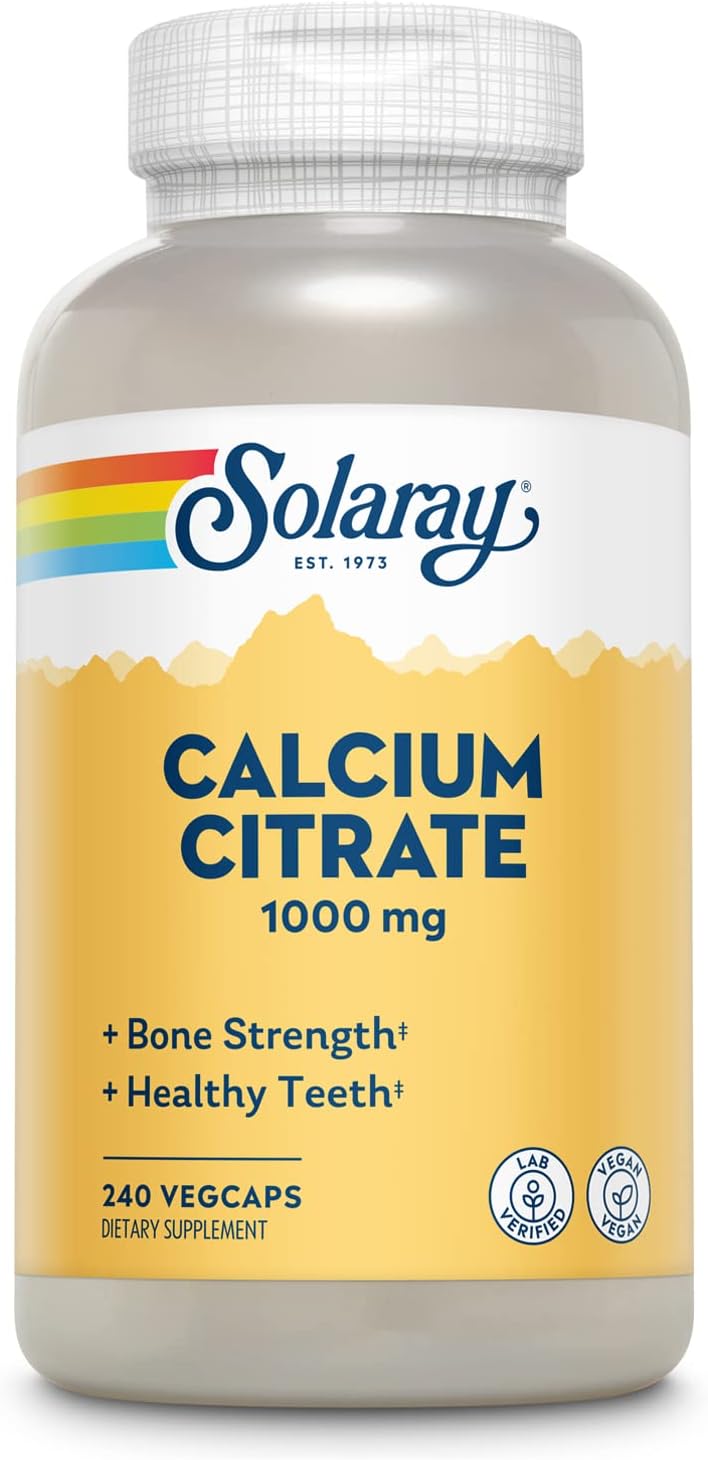 Freeda Calcium Citrate Kosher Vegan Calcium Supplement