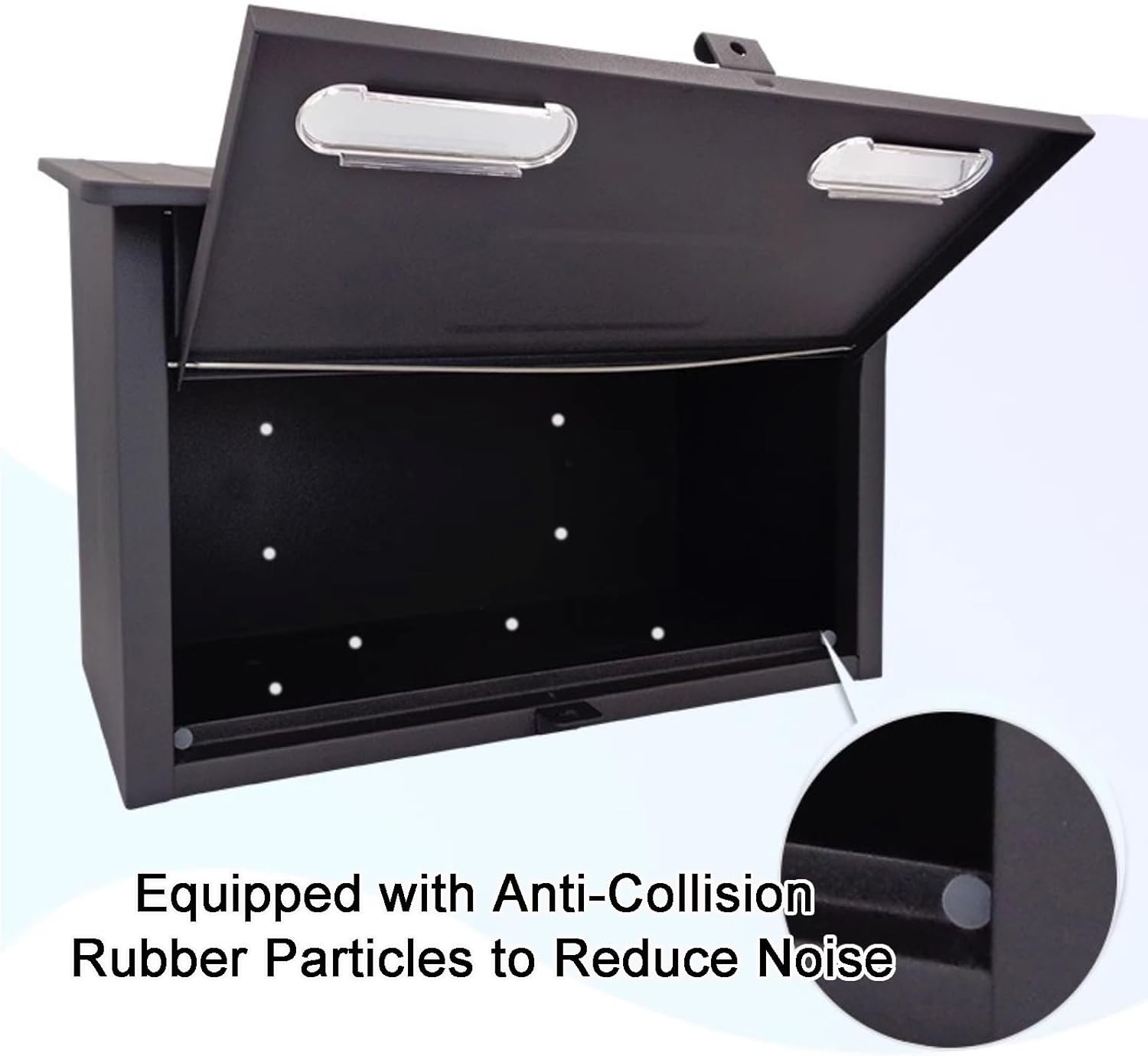 Mailbox, Mailboxes for Outside, Galvanized Sheet Mail Box, Minimalist Wall Mount Mailbox, for Home Decor Easy to Install