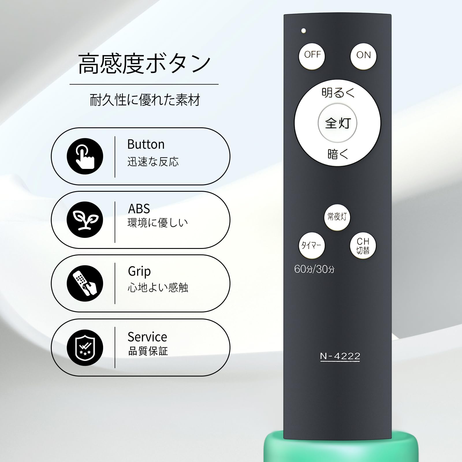 Amazon.co.jp: LEDシーリングライトリモコン N-4222 for HotaluX