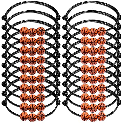 HLenyoy Pulseras de Baloncesto con Encanto Cover