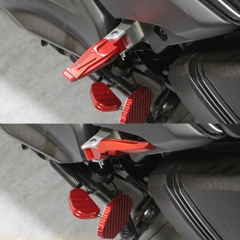 Repose-pieds arrière NMAX155 en aluminium de haute qualité pour passager - 2
