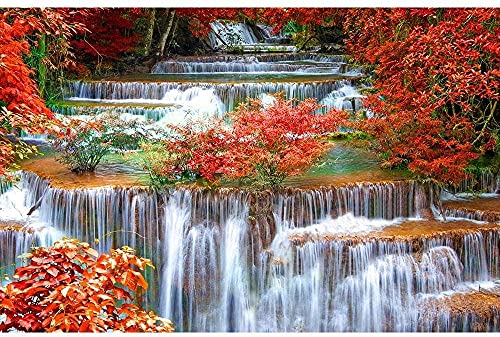 Point de croix estampillé 11ct kit broderie adulte débutant Maple Falls 3 brins