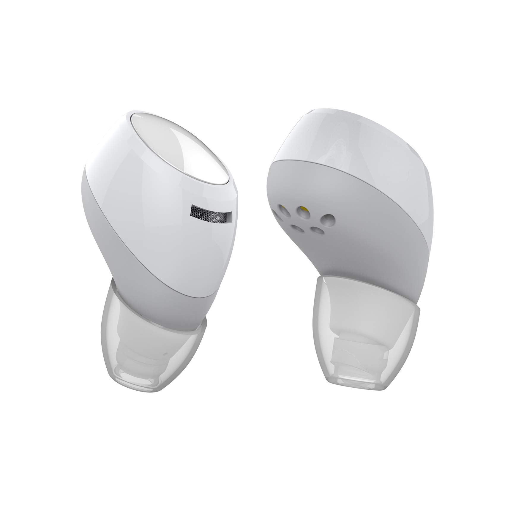 Auriculares Bluetooth True Wireless TWS con Micrófono, Celly BH Twins Air Auriculares Inalámbricos (In-Ear, Binaural, Intraaural) sonido Estéreo Control Remoto Caja de Carga Portátil Blanco 6x3.5x3 cm