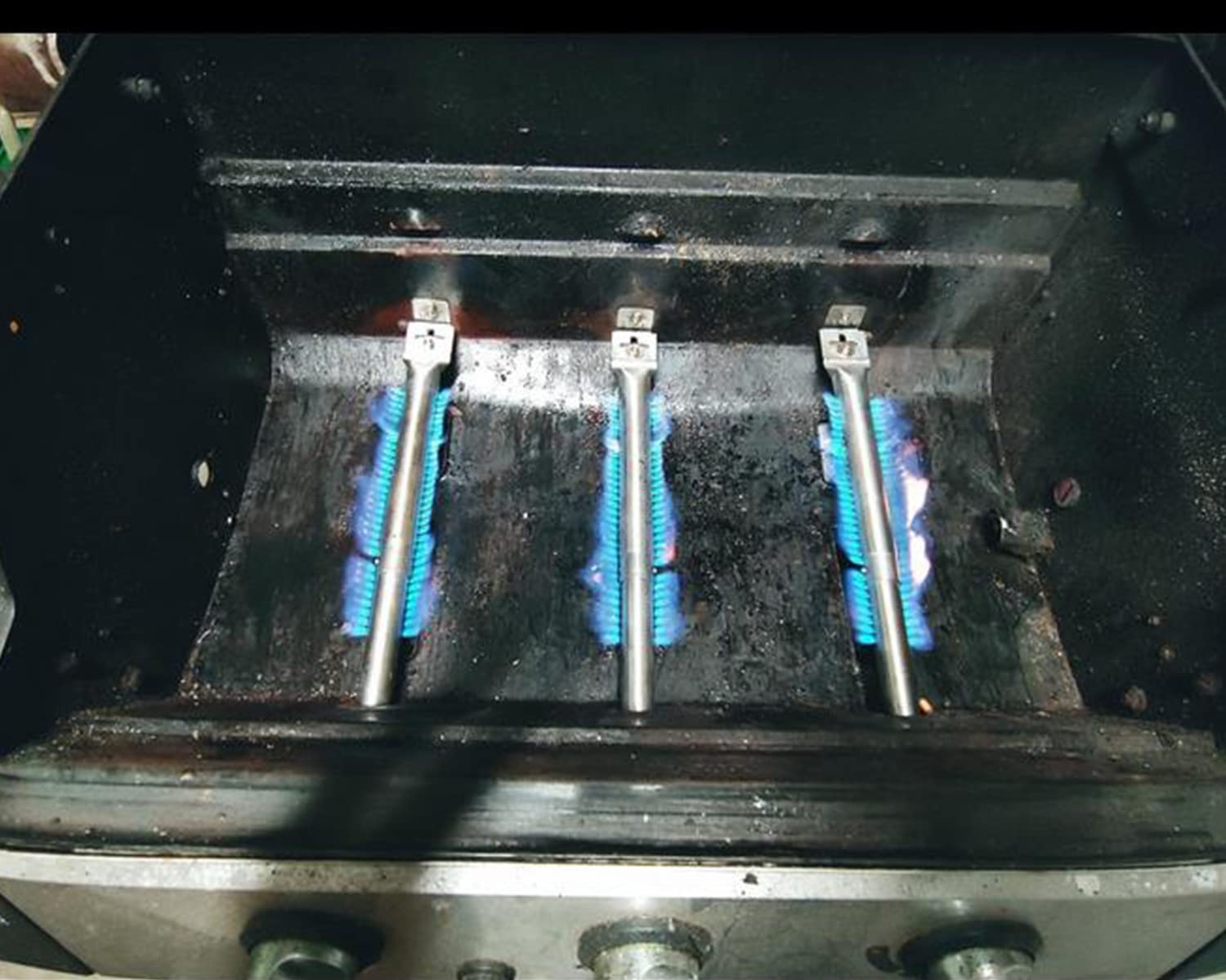 Denmay Uniwersalny regulowany palnik do Outback, Blooma, Berkley, Jamie Olivier, Uniflame, Napoleon, Charbroil, CosmoGrill, Broil King, Landmann, Master Forge, Perfect Flame, Lowes, 3-pak