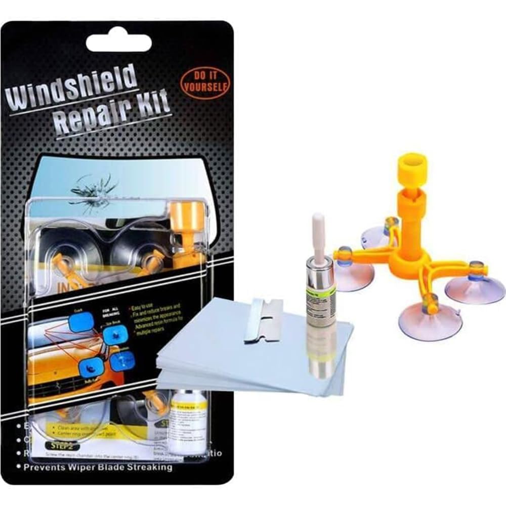 YIXUEERWSY 1 Piece Windscreen Repair Kit suitable for Seat MII 5-Türer KF1 I 2012-2019, Resin Professional Glass Cracks Restoration Liquid Windshield High-strength