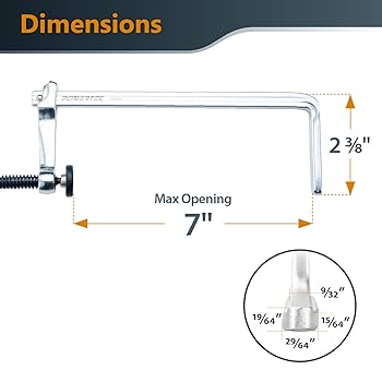 Amazon.com : POWERTEC Quick Screw Guide Rail Clamps for BOW